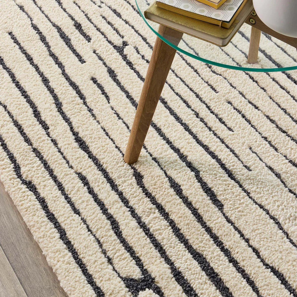 Origins Woodweave Rug Ivory/Charcoal 120 x 170cm,160 x 230cm,200 x 290cm,67 x 200cm runner,80 x 150cm