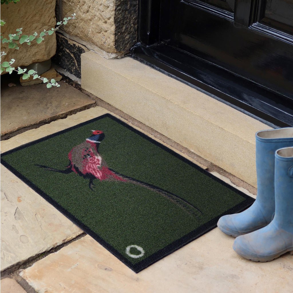 Outdoor Mat, Pheasant - Angela Reed -