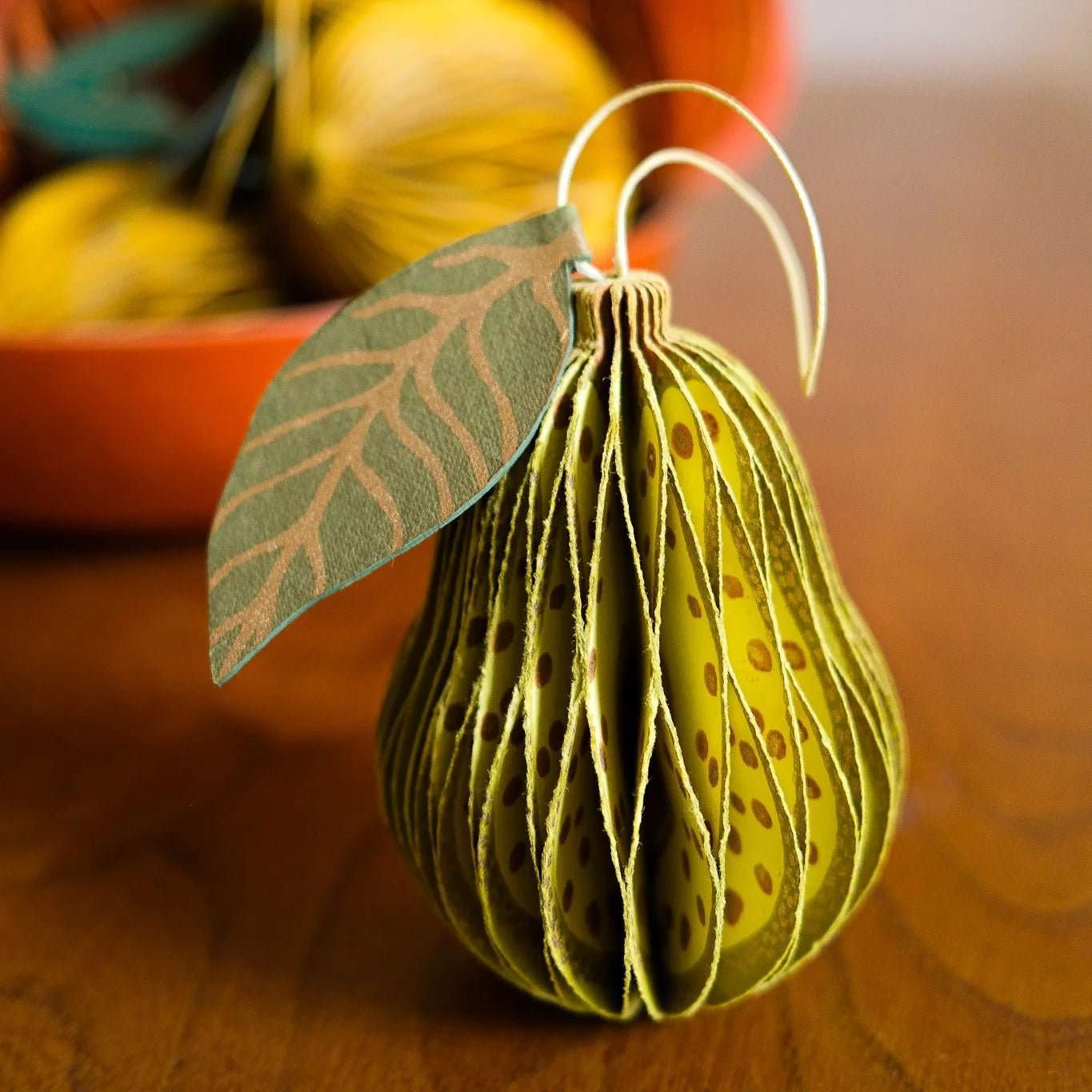 Pear Honeycomb Paper Decoration
