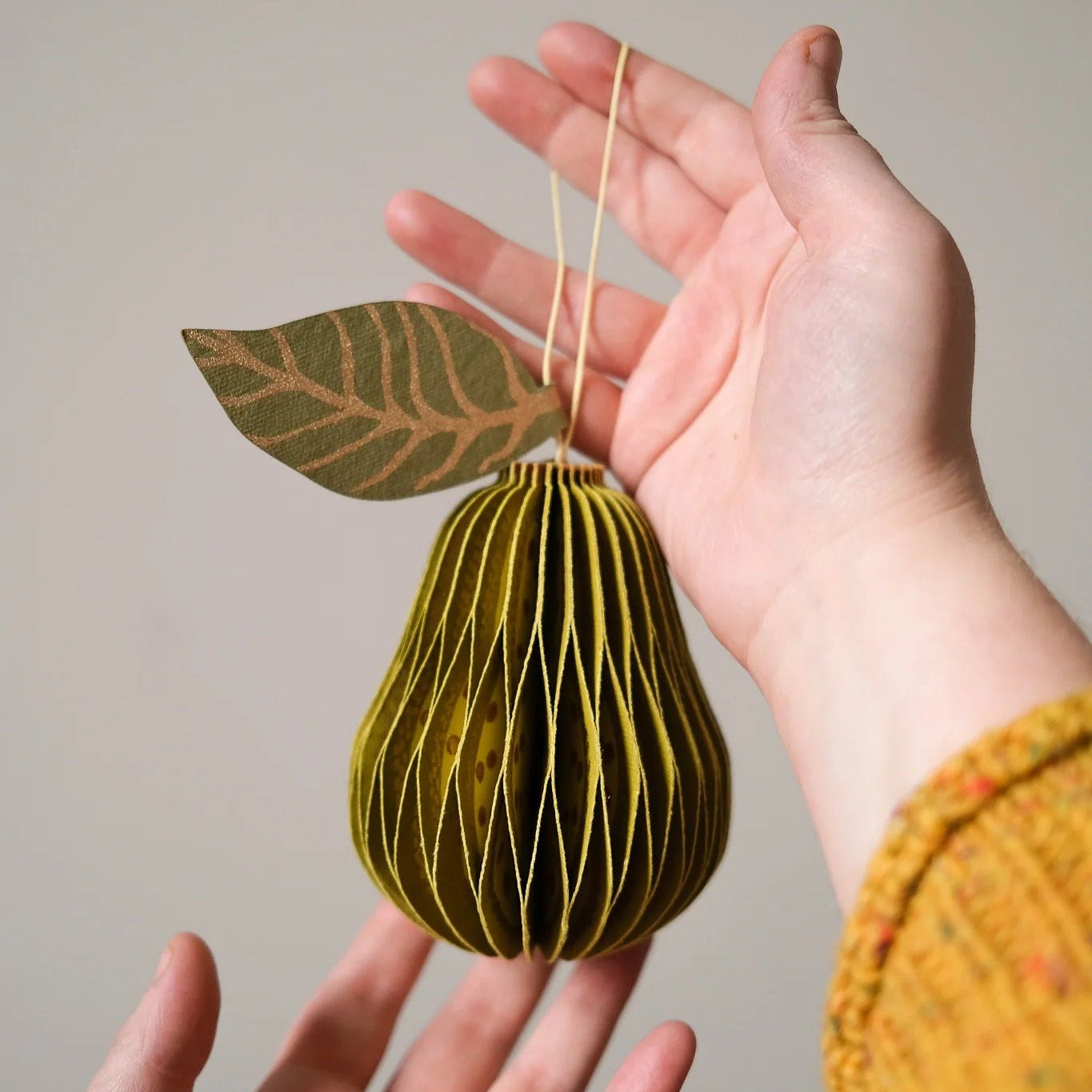 Pear Honeycomb Paper Decoration
