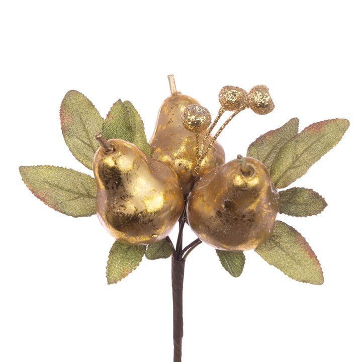 Pear Stem with Foliage