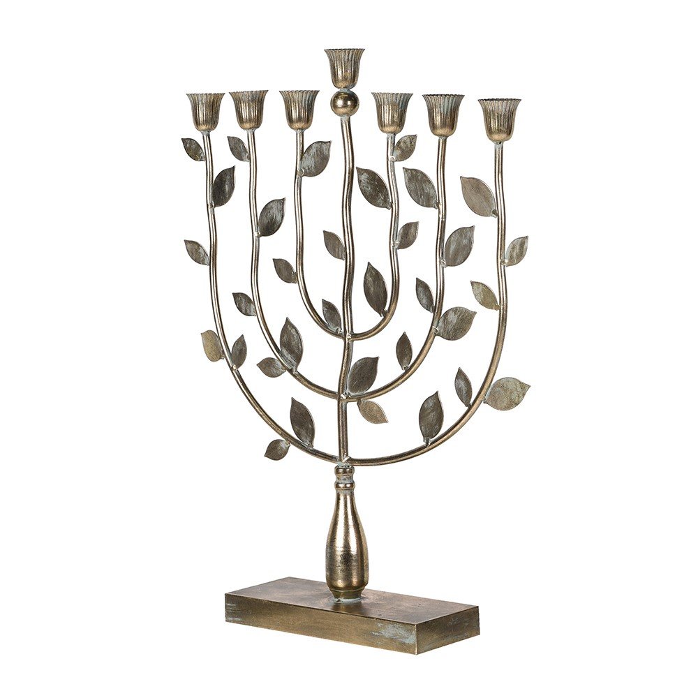 Pear Tree Menorah Candlestick