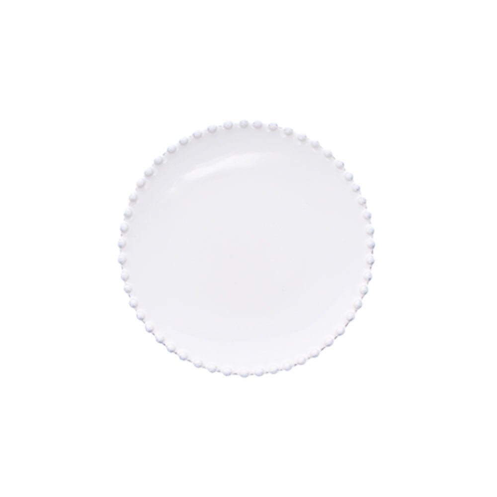 Pearl White Bread Plate - Angela Reed -