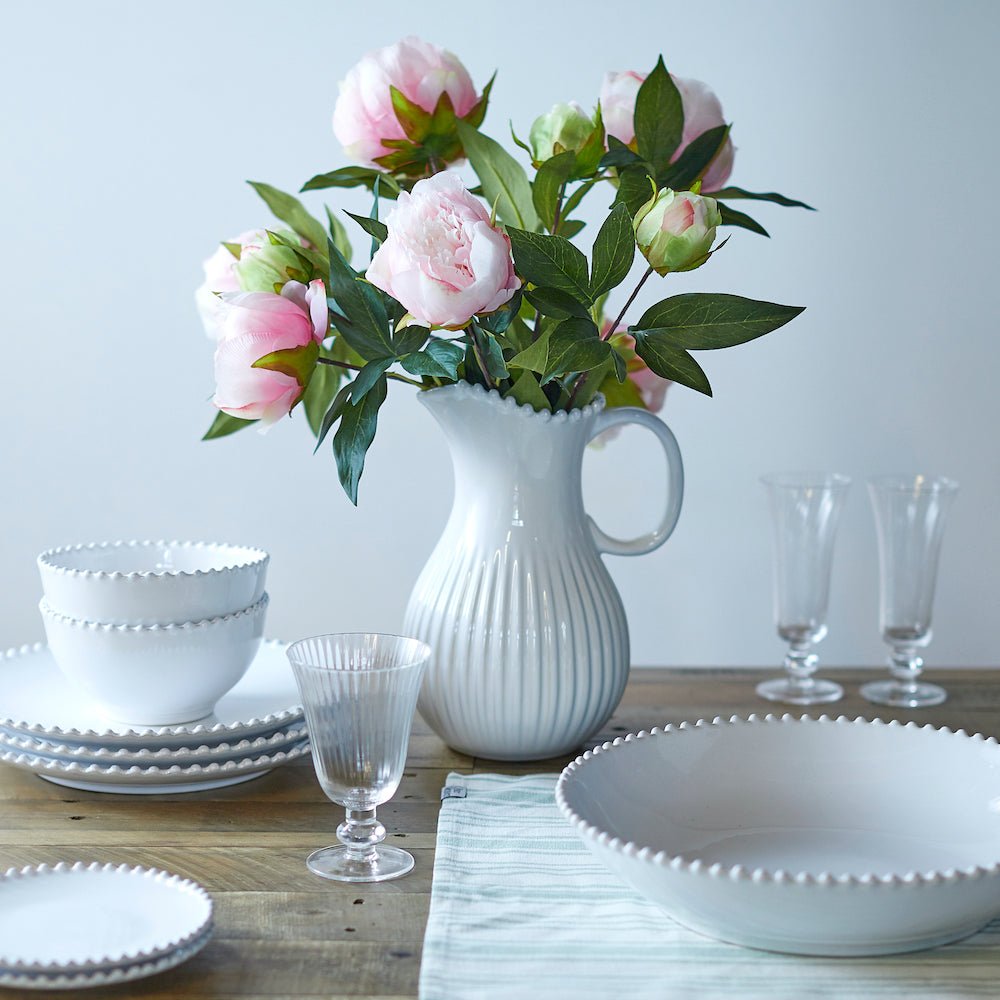 Pearl White Dinner Plate