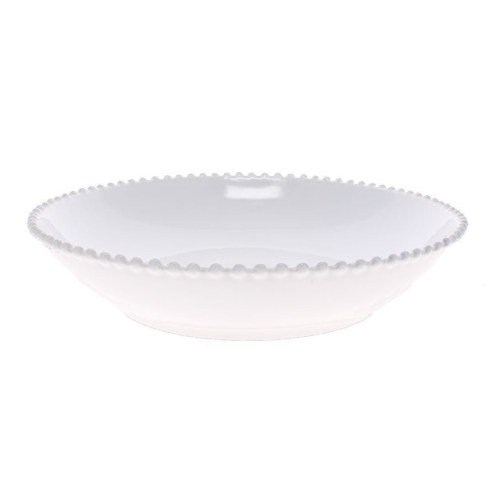 Pearl White Serving Bowl - Angela Reed -