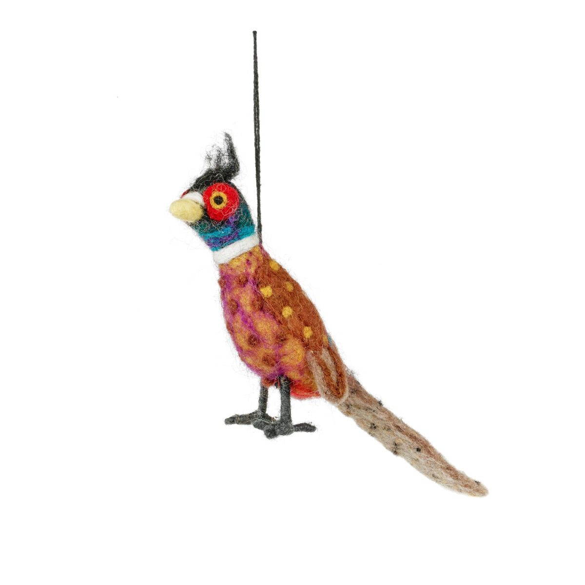 Philippa the Pheasant Hanging Decoration