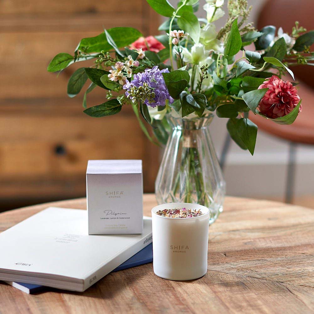 Pilgrim Glass Candle