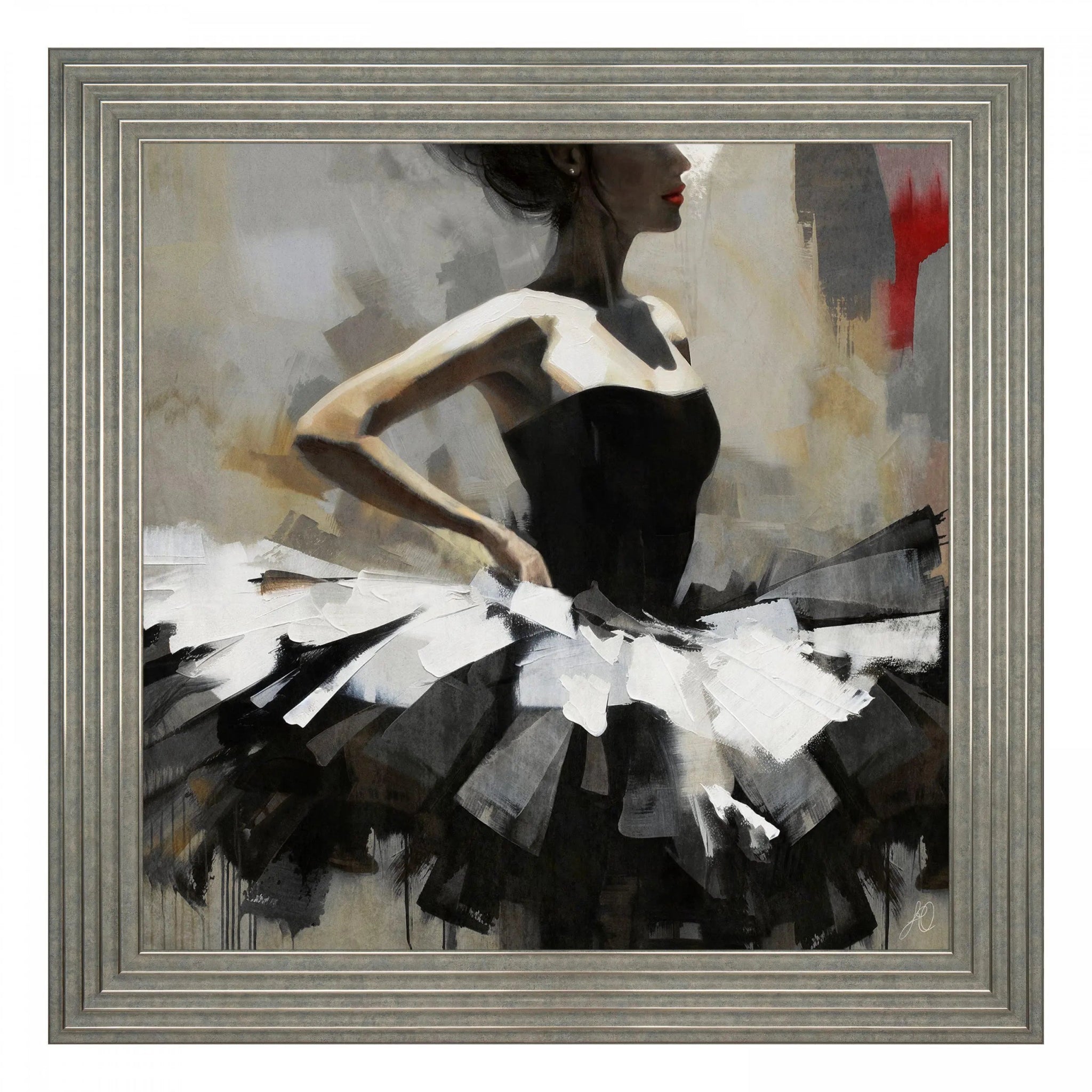 Poise Framed Canvas