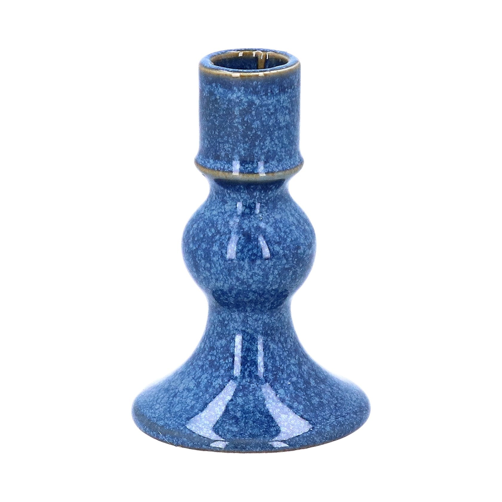 Porcelain Candlestick in Blue