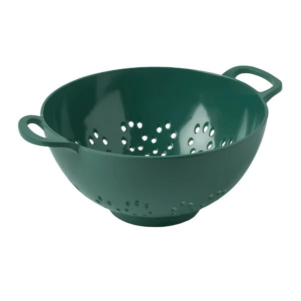 Premium 15cm Melamine Colander With Handles, Forest Green