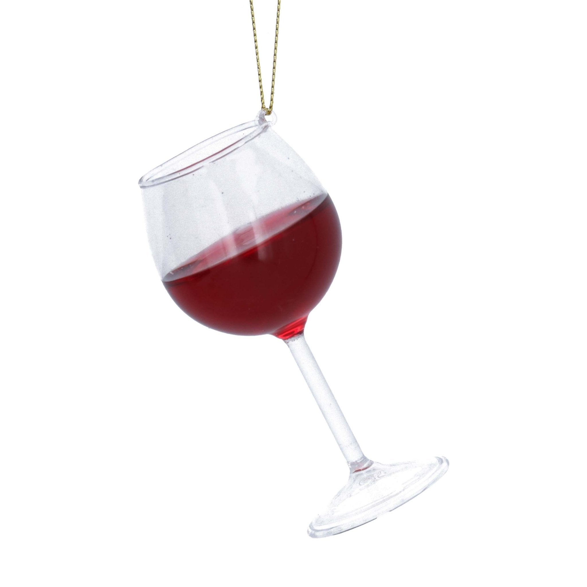Red Wine Glass Bauble
