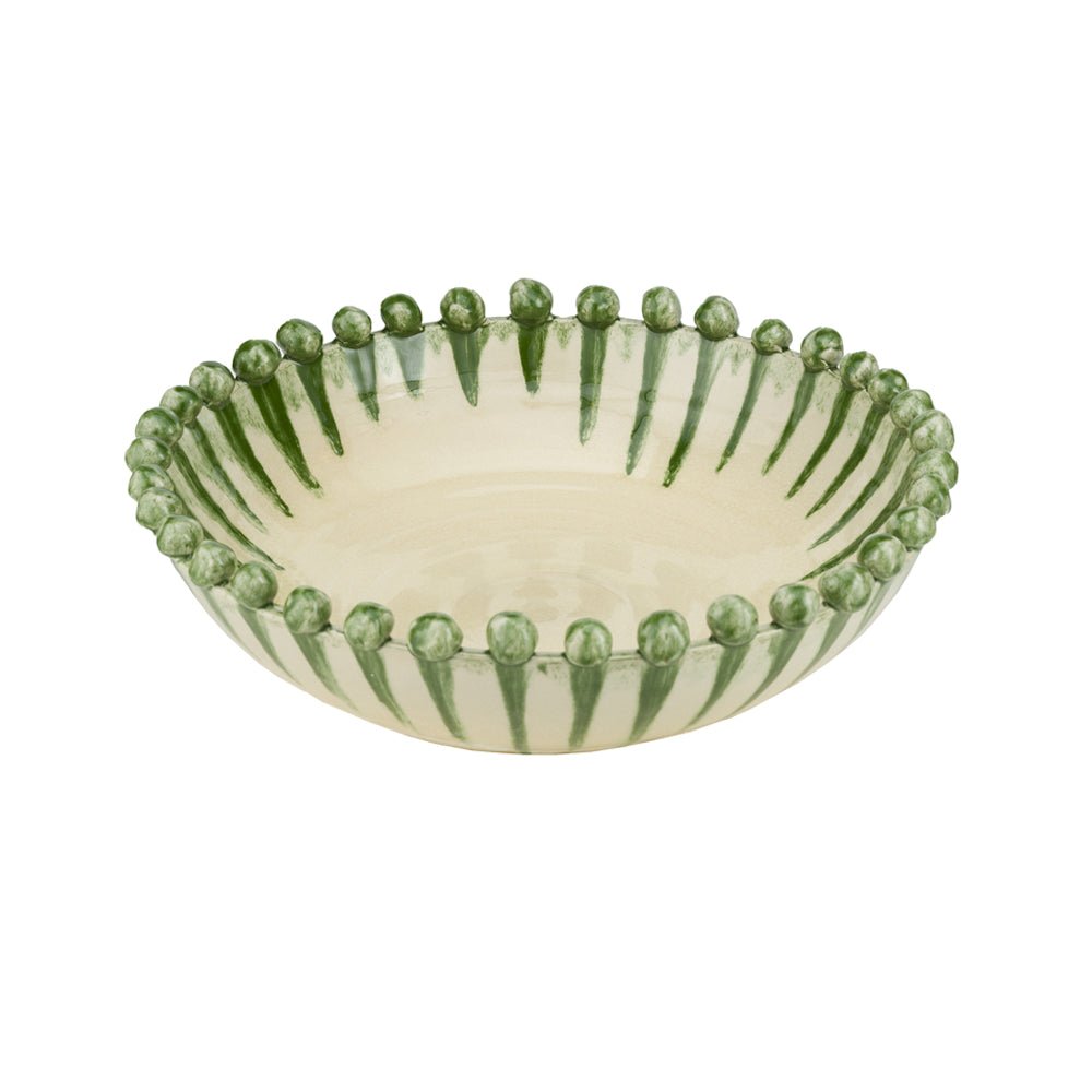 Reginaldo White Bobble Bowl, Large