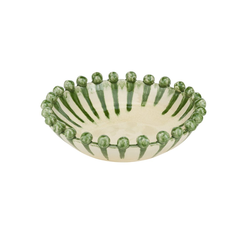 Reginaldo White Bobble Bowl, Medium