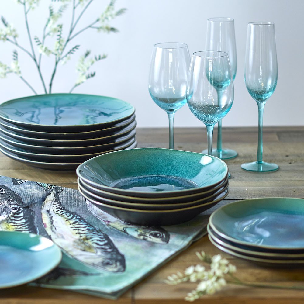 Riviera Azure Pasta Plate 25cm