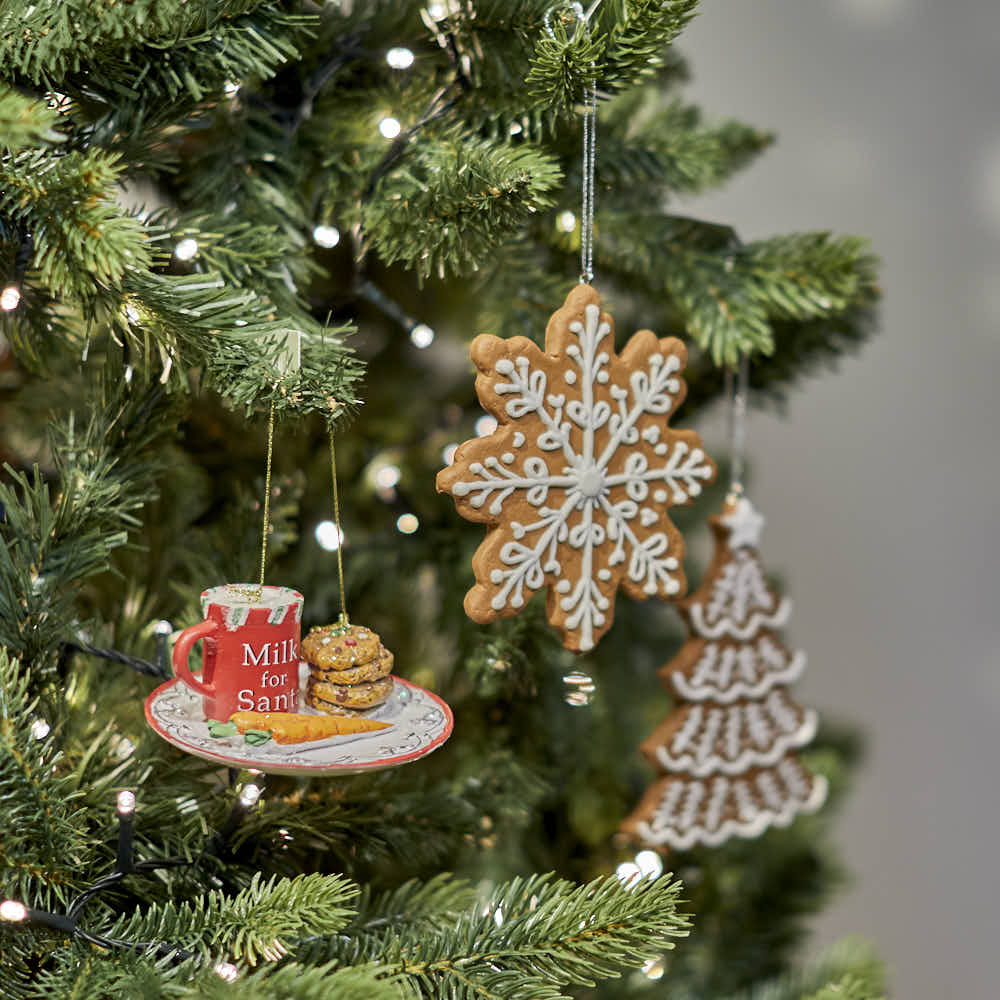 Santas Plate Tree Decoration