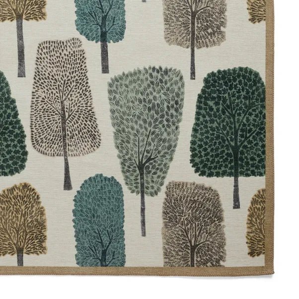 Scion Cedar Washable Rug, Cedar Juniper 76 x 150cm,120 x 170cm,152cm circle,152 x 230cm,185 x 290cm,61 x 230cm runner