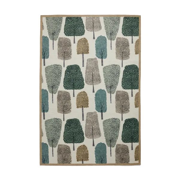 Scion Cedar Washable Rug, Cedar Juniper 76 x 150cm,120 x 170cm,152cm circle,152 x 230cm,185 x 290cm,61 x 230cm runner