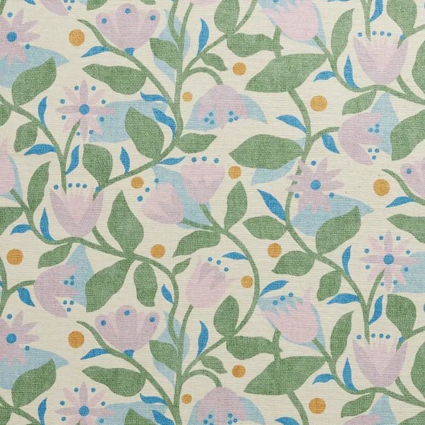 Scion Dancing Daisies Washable Rug, Juniper/Violet 76 x 150cm,120 x 170cm,152 x 230cm,185 x 290cm,61 x 230cm runner