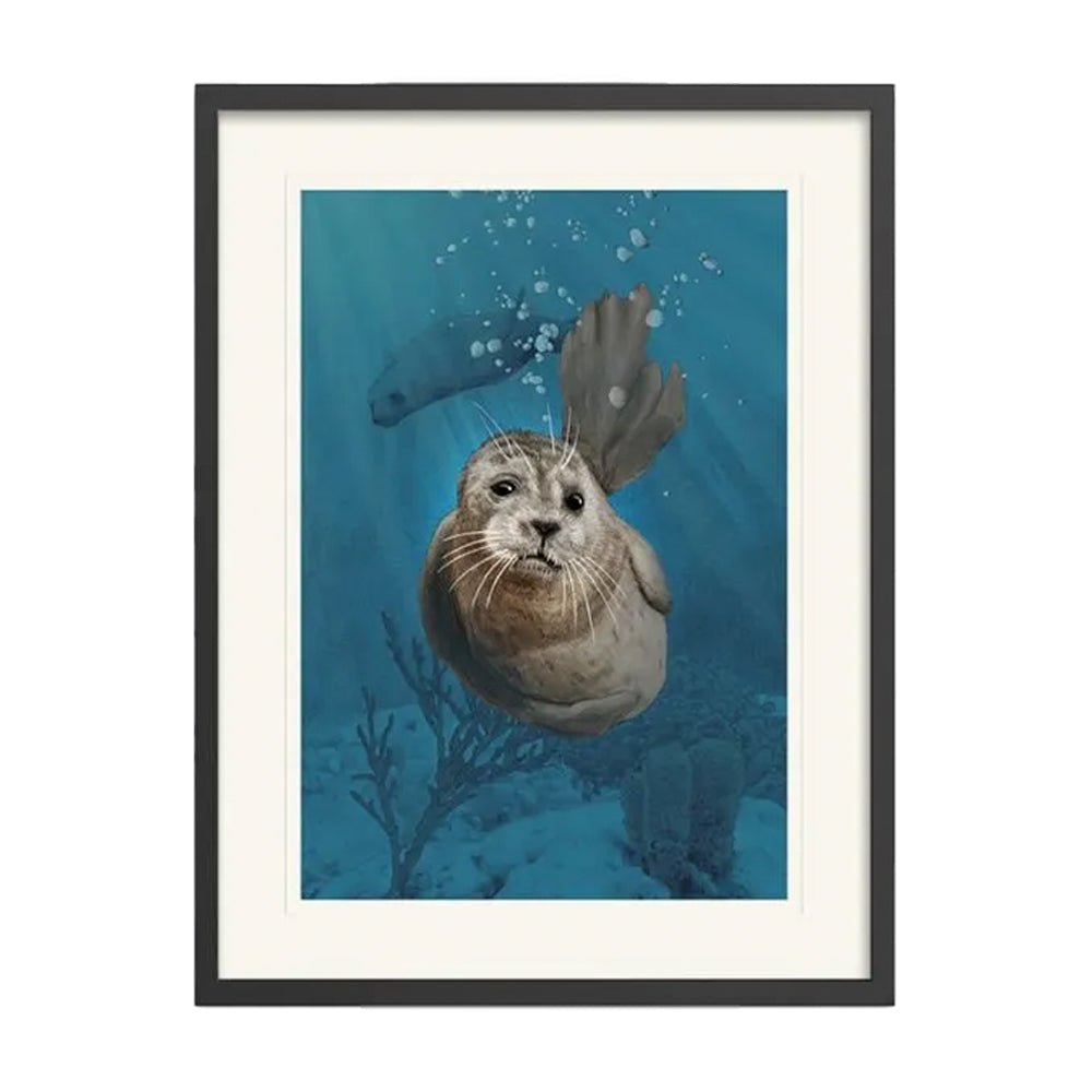 Seal Framed Artwork - Angela Reed -