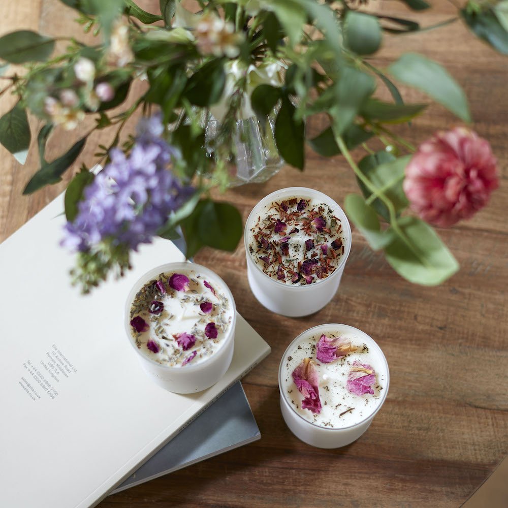 Secret Garden Glass Candle