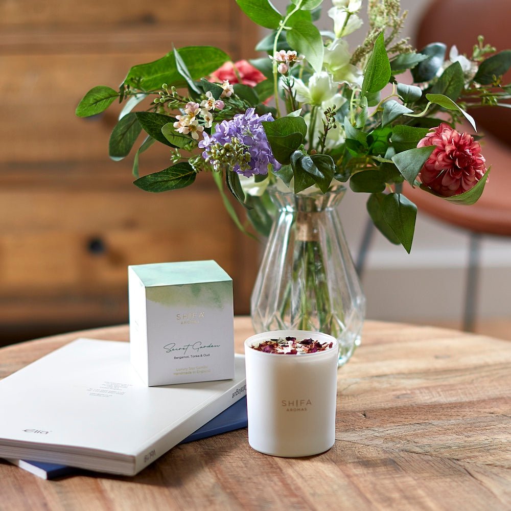 Secret Garden Glass Candle