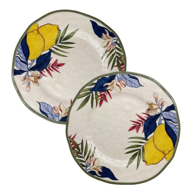 Set of 2 Lemon Dinner Plates