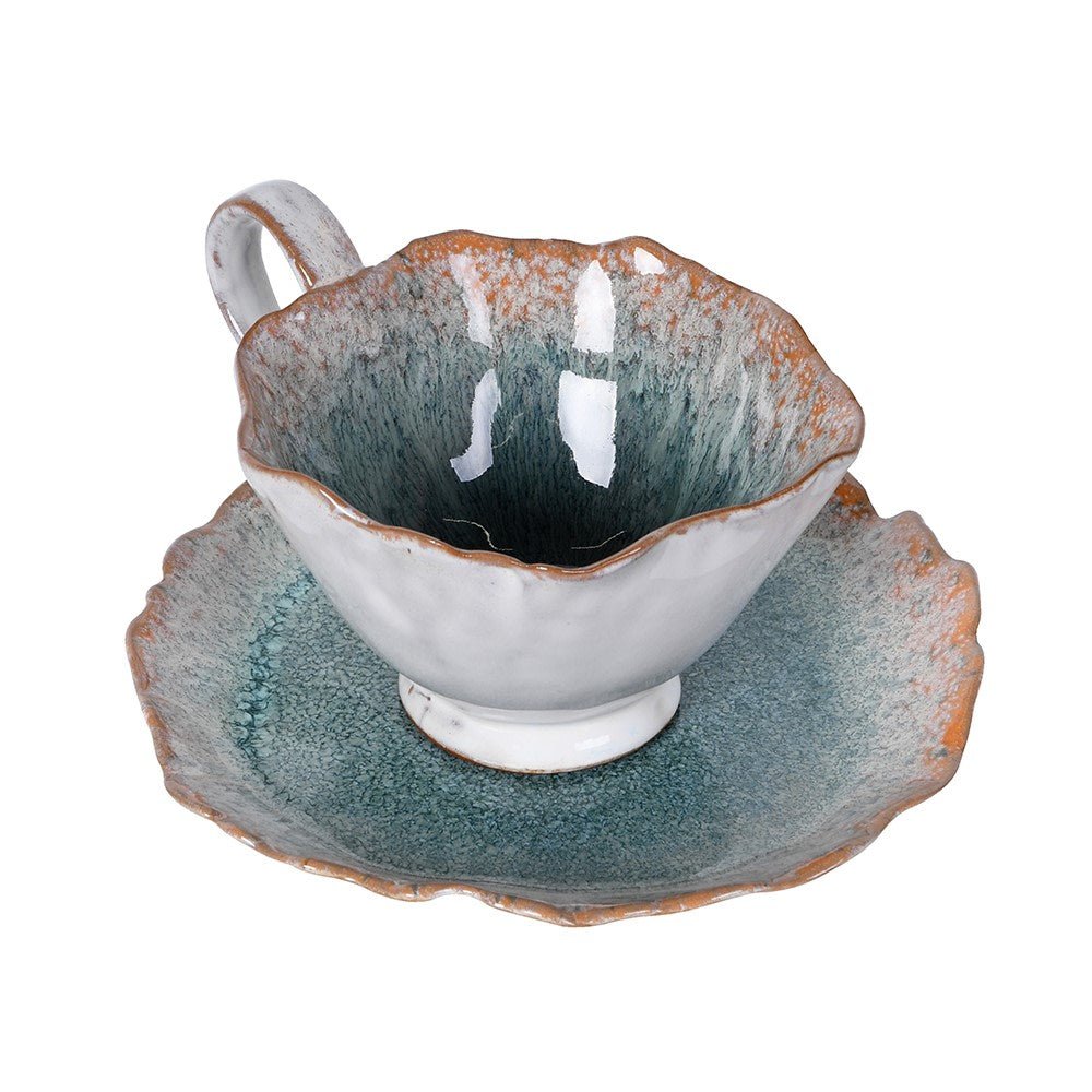 Set of 4 Blue Ombré Cup and Sauces