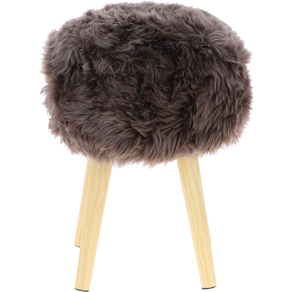 Sheepskin Stool, Mink