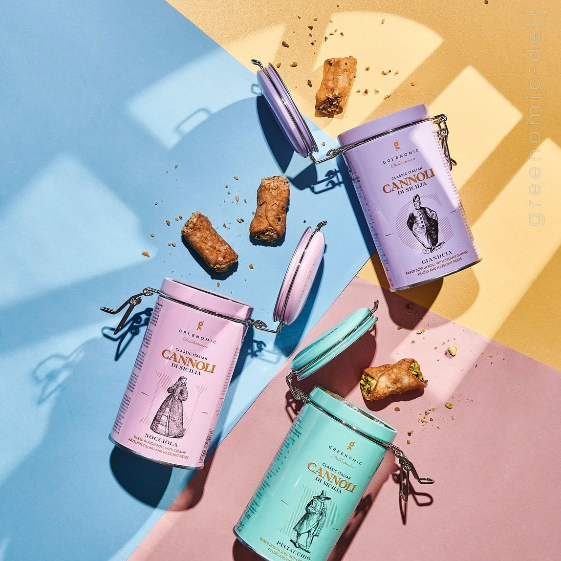 Sicilia Gianduia Tin Cannoli