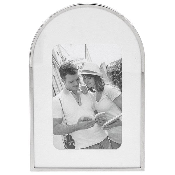 Silver Curve Arch Photo Frame, 6" x 4" - Angela Reed -