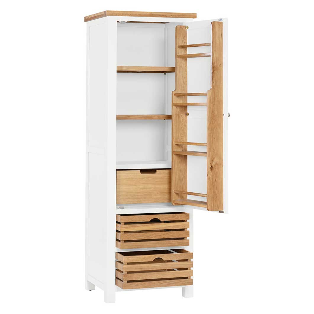 Single Larder Cupboard Ivory (Standard),Moon G (+15%),White (+15%)