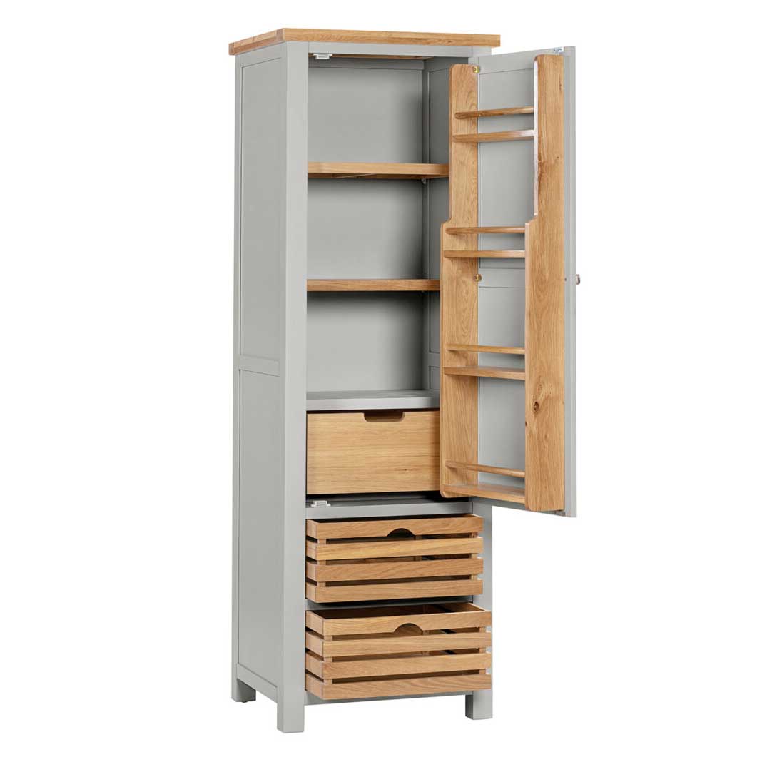Single Larder Cupboard Ivory (Standard),Moon G (+15%),White (+15%)