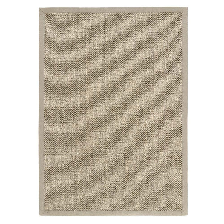 Sisal Rug in Light Beige with Sand Border 120 x 170cm,160 x 230cm,200 x 290cm,67 x 200cm