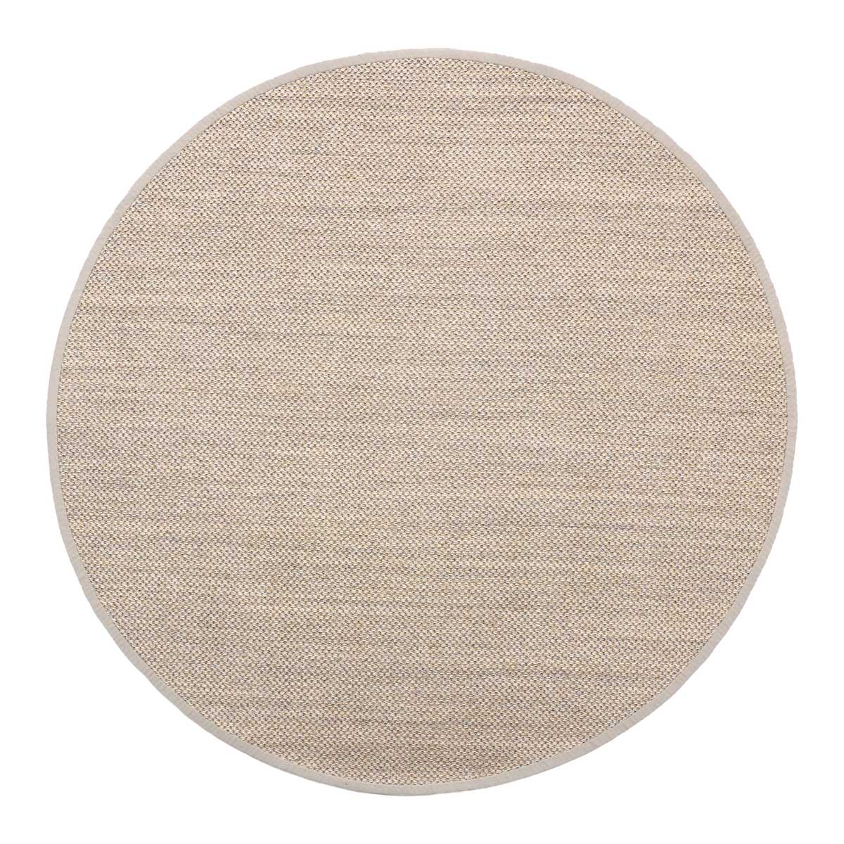 Sisal Rug in Light Beige with Sand Border 120 x 170cm,160 x 230cm,200 x 290cm,67 x 200cm