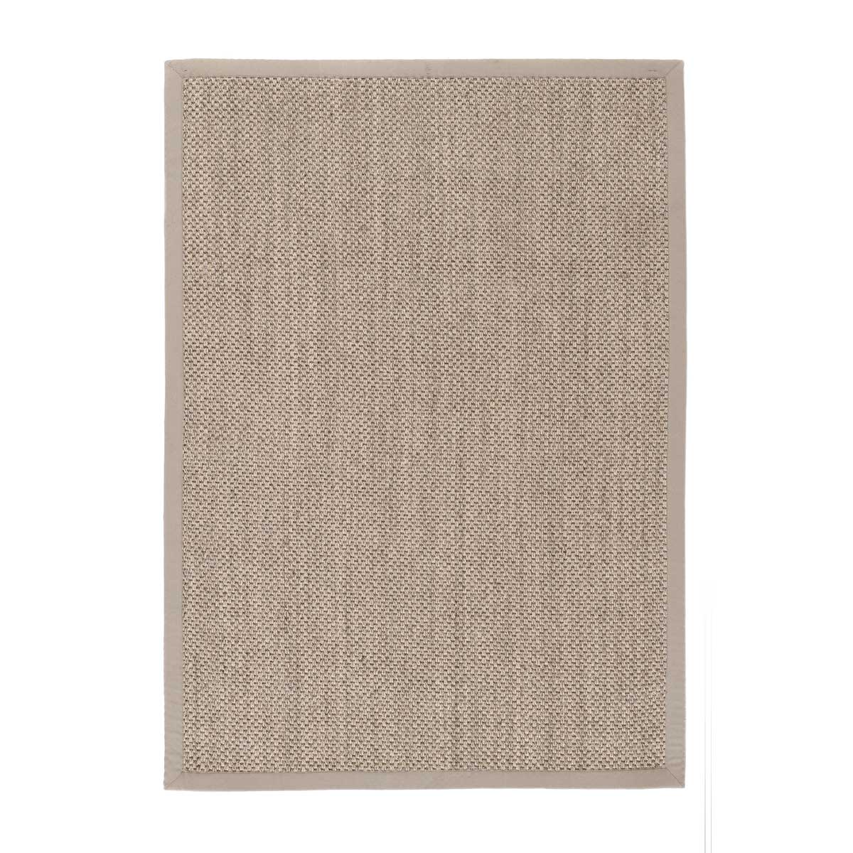 Sisal Rug in Light Beige with Sand Border 120 x 170cm,160 x 230cm,200 x 290cm,67 x 200cm