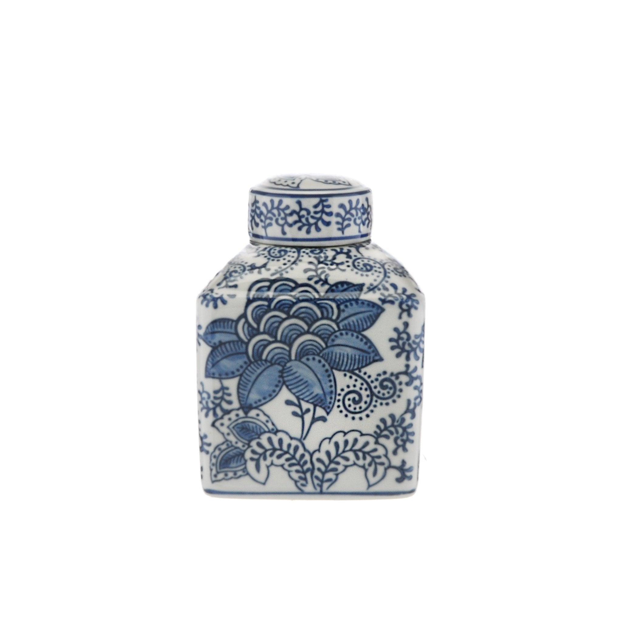 Small Blue Lotus Jar