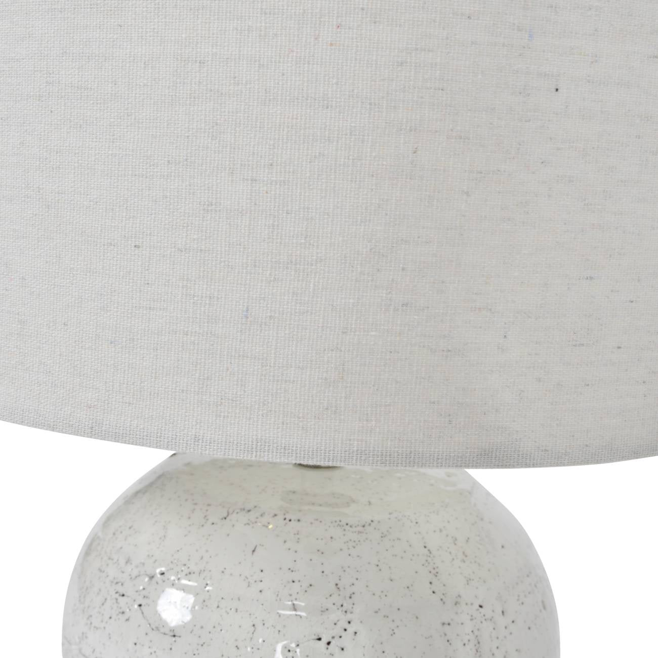 Speckle Terracotta Glazed Table Lamp