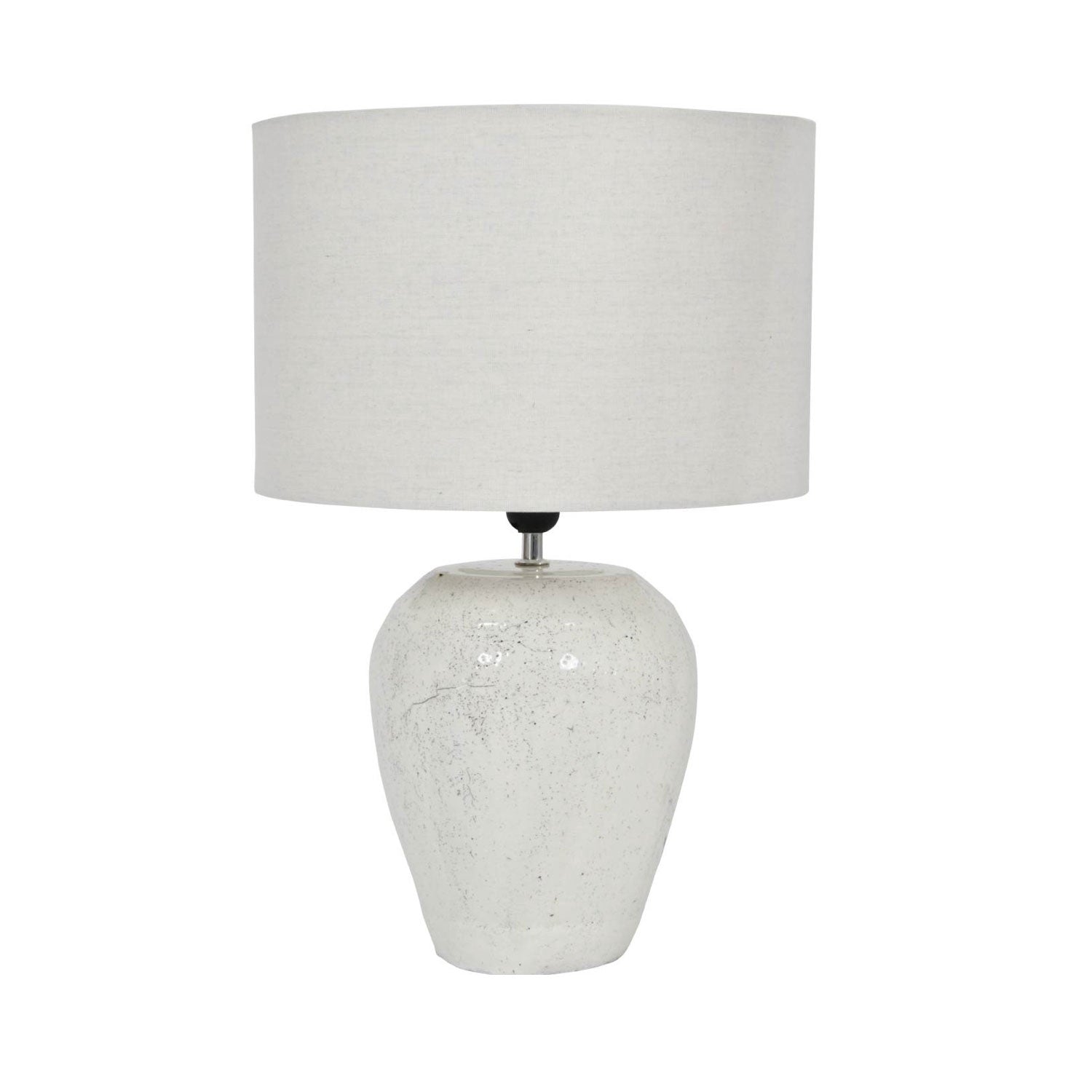 Speckle Terracotta Glazed Table Lamp