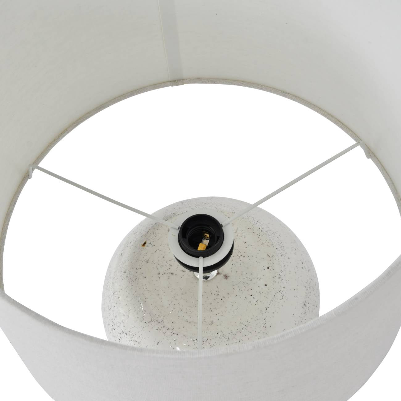 Speckle Terracotta Glazed Table Lamp