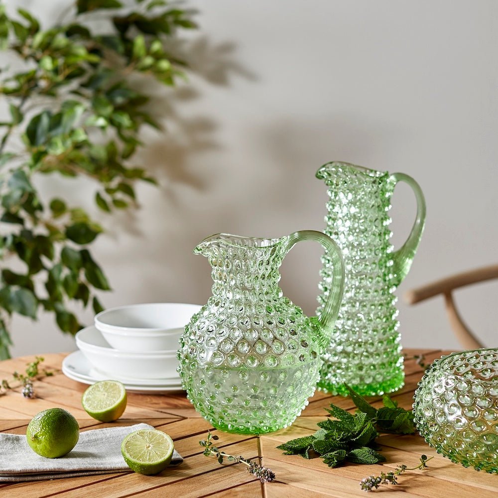 Spring Green Hobnail Bowl