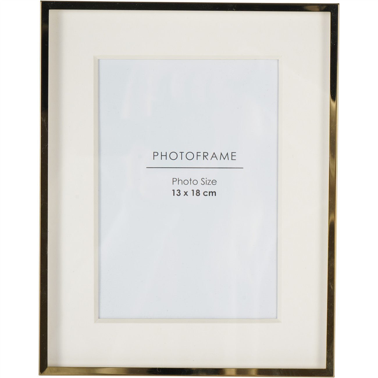 Strand Photo Frame, Iron Gold Large,Medium,Small