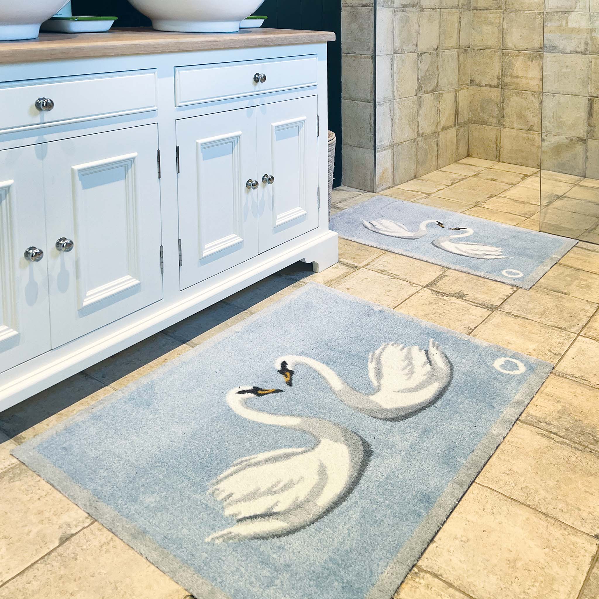 Swan Bath Mat