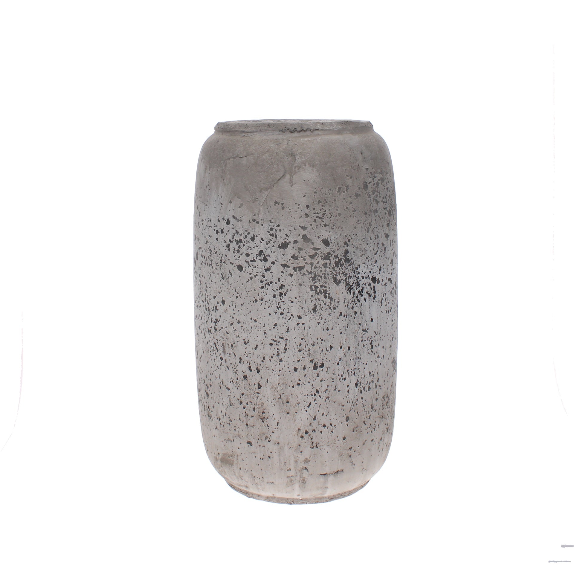 Tall Distressed Stone Vase