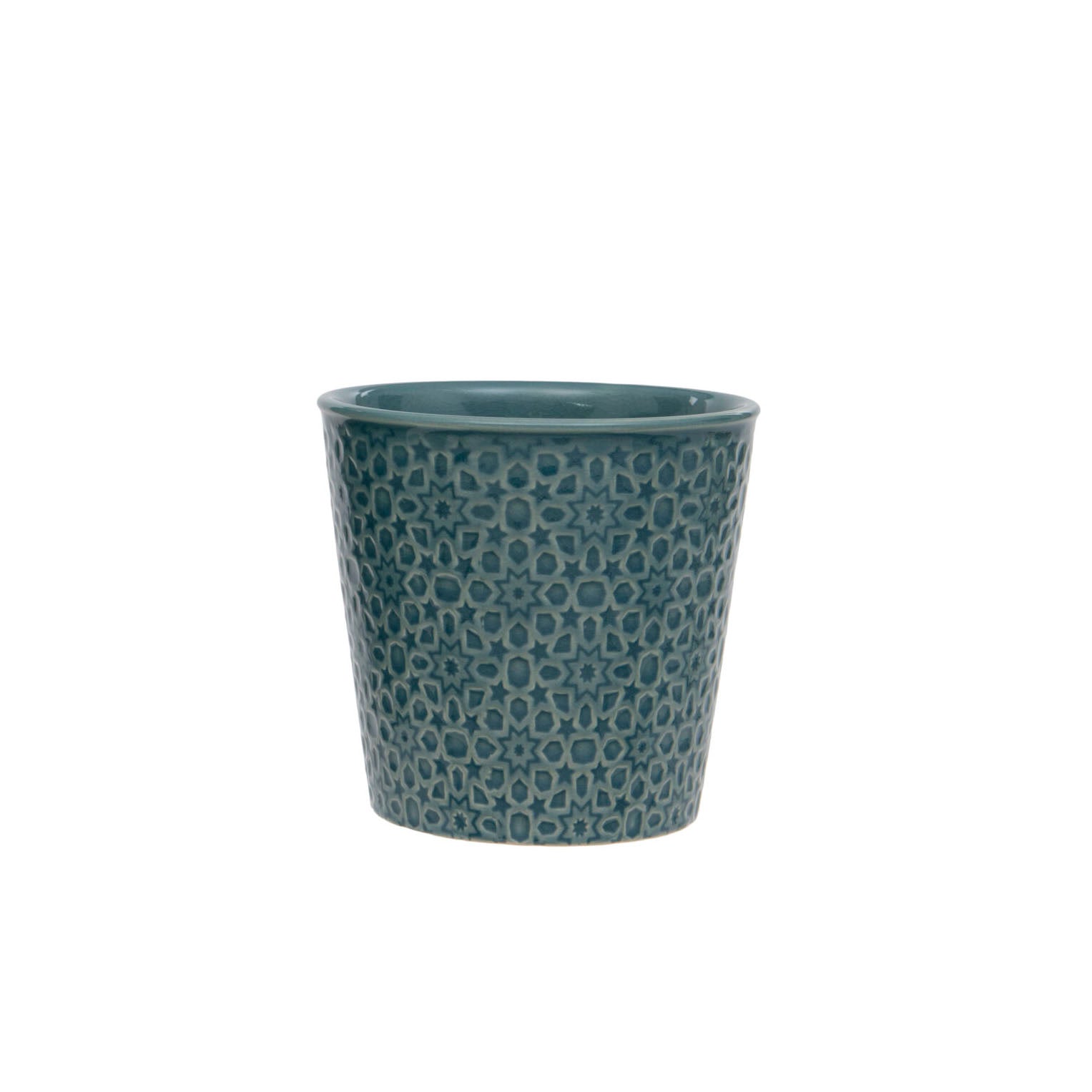 Teal Estelle Pot, Small