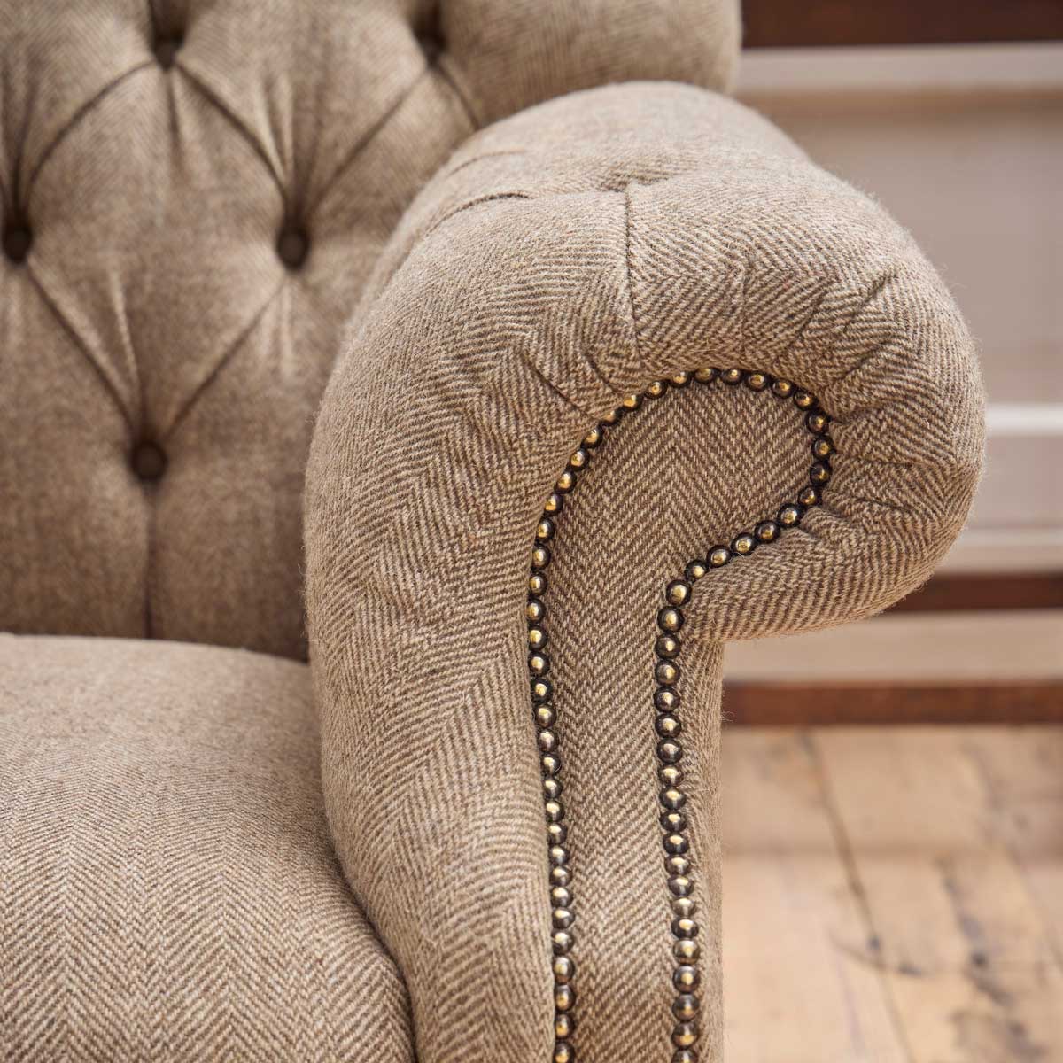 Tetrad Arbroath Grand Sofa Jura Stag Heringbone,Bracken Herringbone,Cerulean Highland Herringbone,Heather,Loden Herringbone,Peat Herringbone,Willow Herringbone,Winter Check