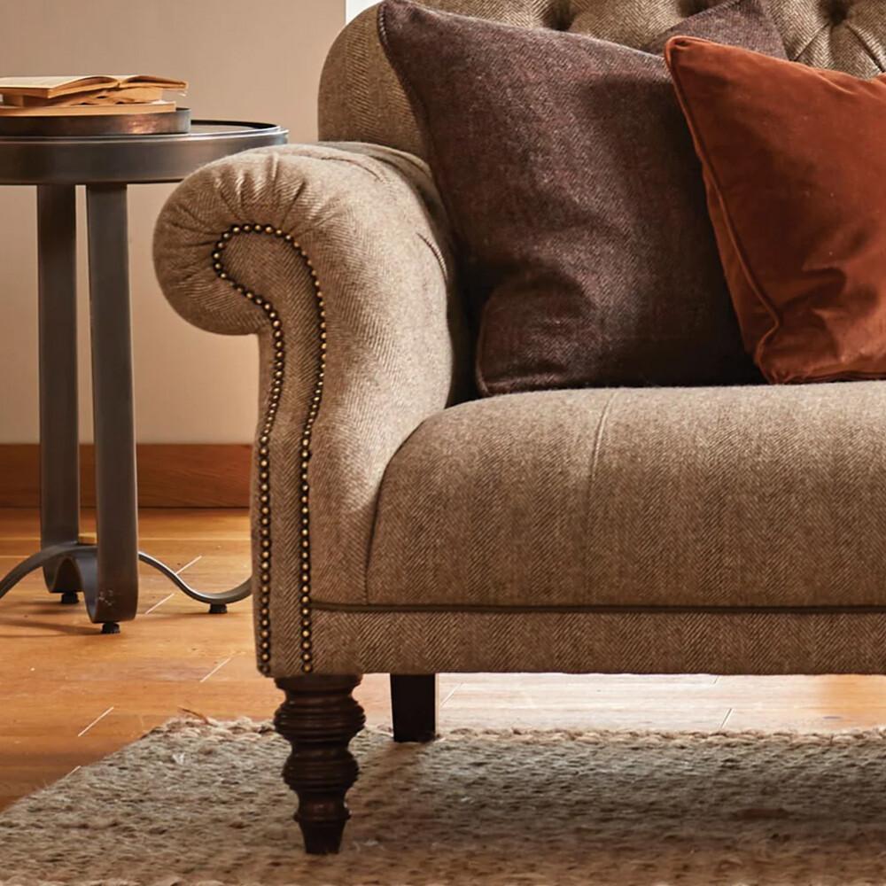 Tetrad Arbroath Grand Sofa Jura Stag Heringbone,Bracken Herringbone,Cerulean Highland Herringbone,Heather,Loden Herringbone,Peat Herringbone,Willow Herringbone,Winter Check