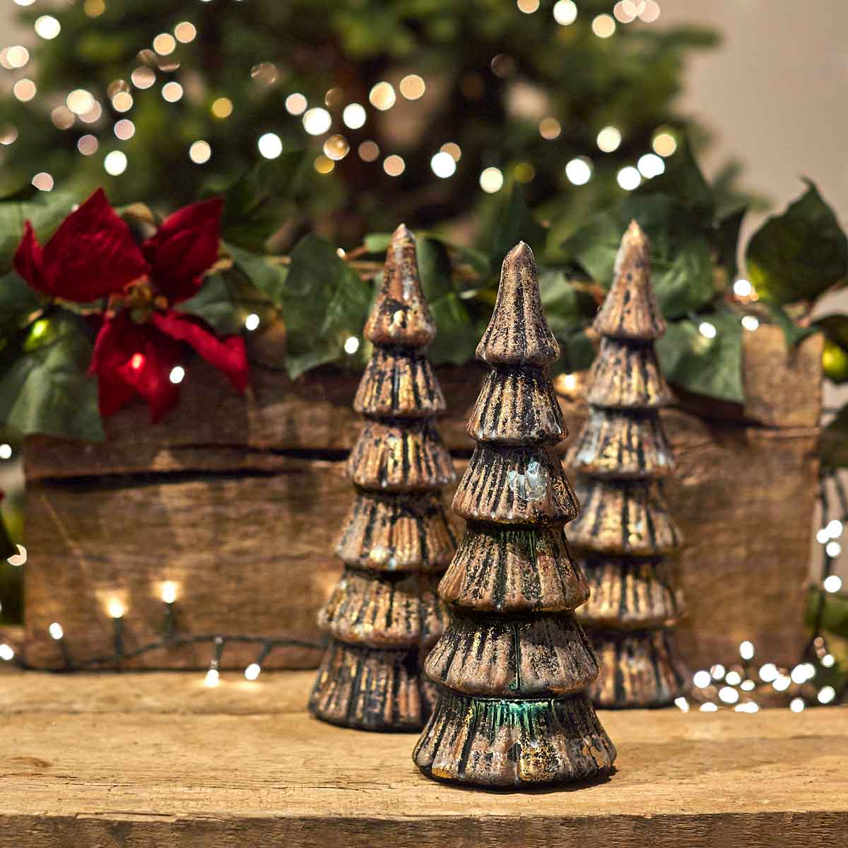 Textured Glass Christmas Tree