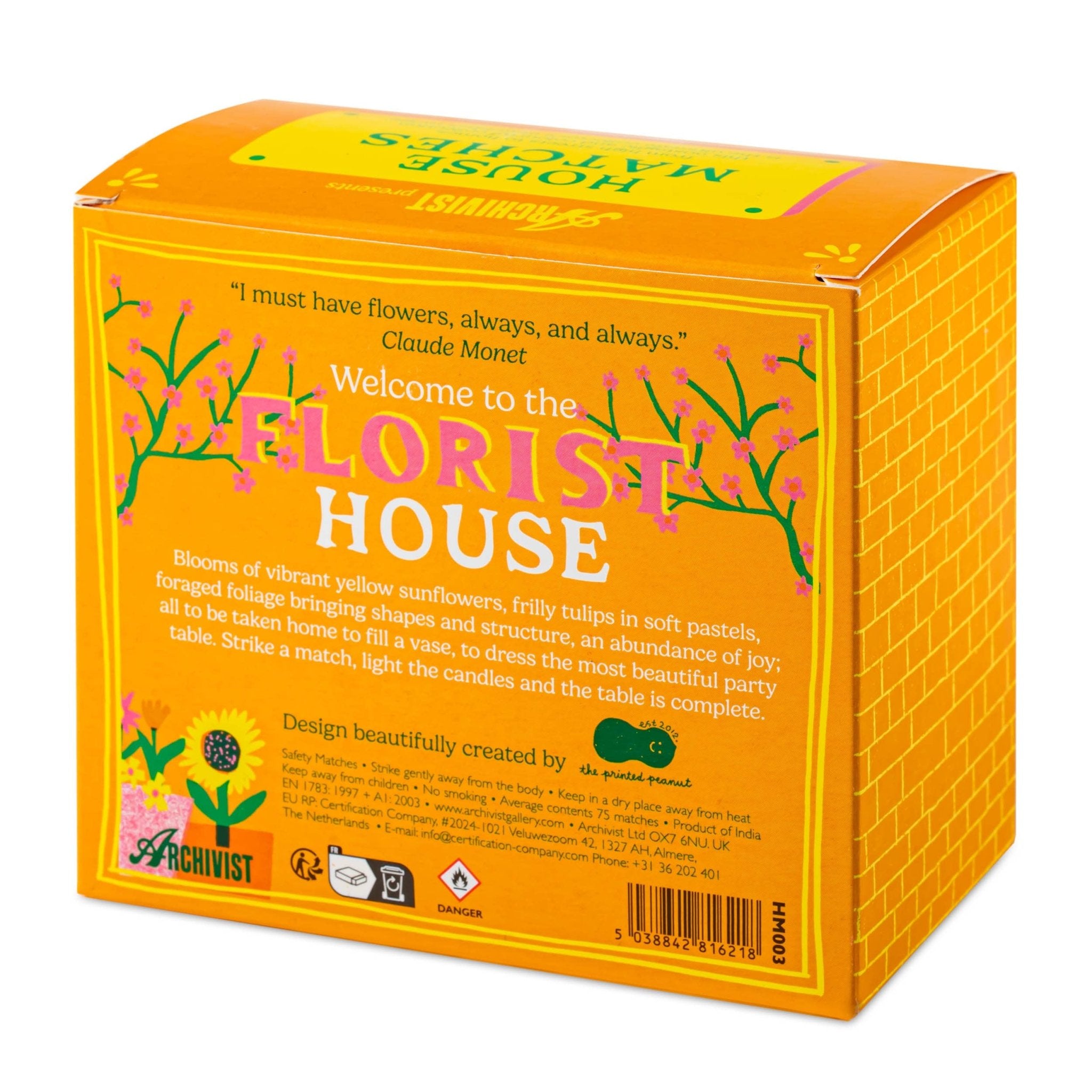 The Florist House Matchbox