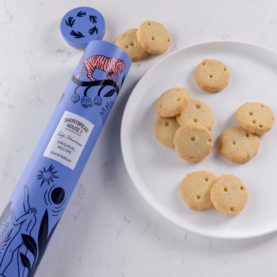 Tin Handmade Shortbread Biscuits, 250g Original,Chocolate & Orange,Chocolate Chip,Mediterranean Lemon,Stem Ginger