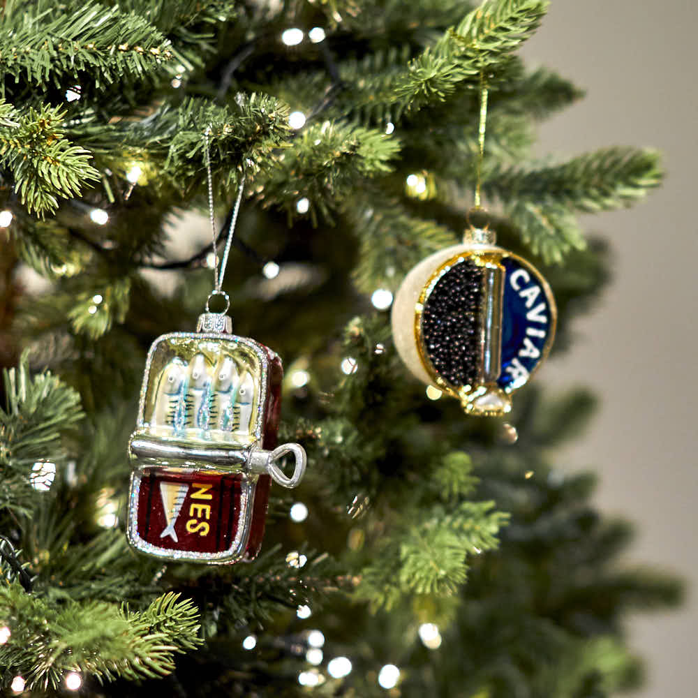 Tin of Sardines Bauble - Angela Reed - Christmas Decorations